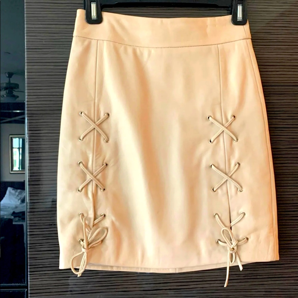 Leather skirt